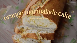 How to make Orange Marmalade Cake!!!🍊🍰🍭