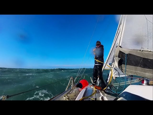 Locked out of Venice flood gates in BIG seas!