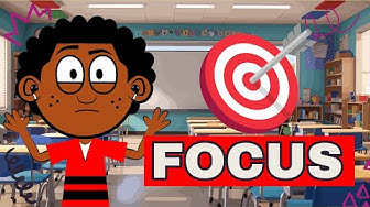 focused student cartoon