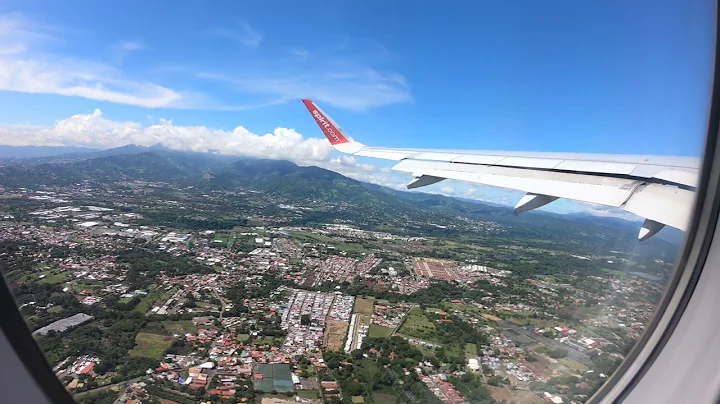 Real SPIRIT take off from San Jose, Costa Rica!