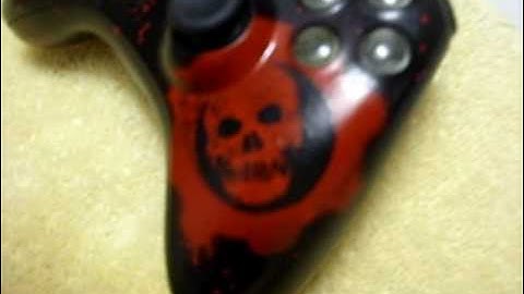 xbox 360 custom gears of war controller