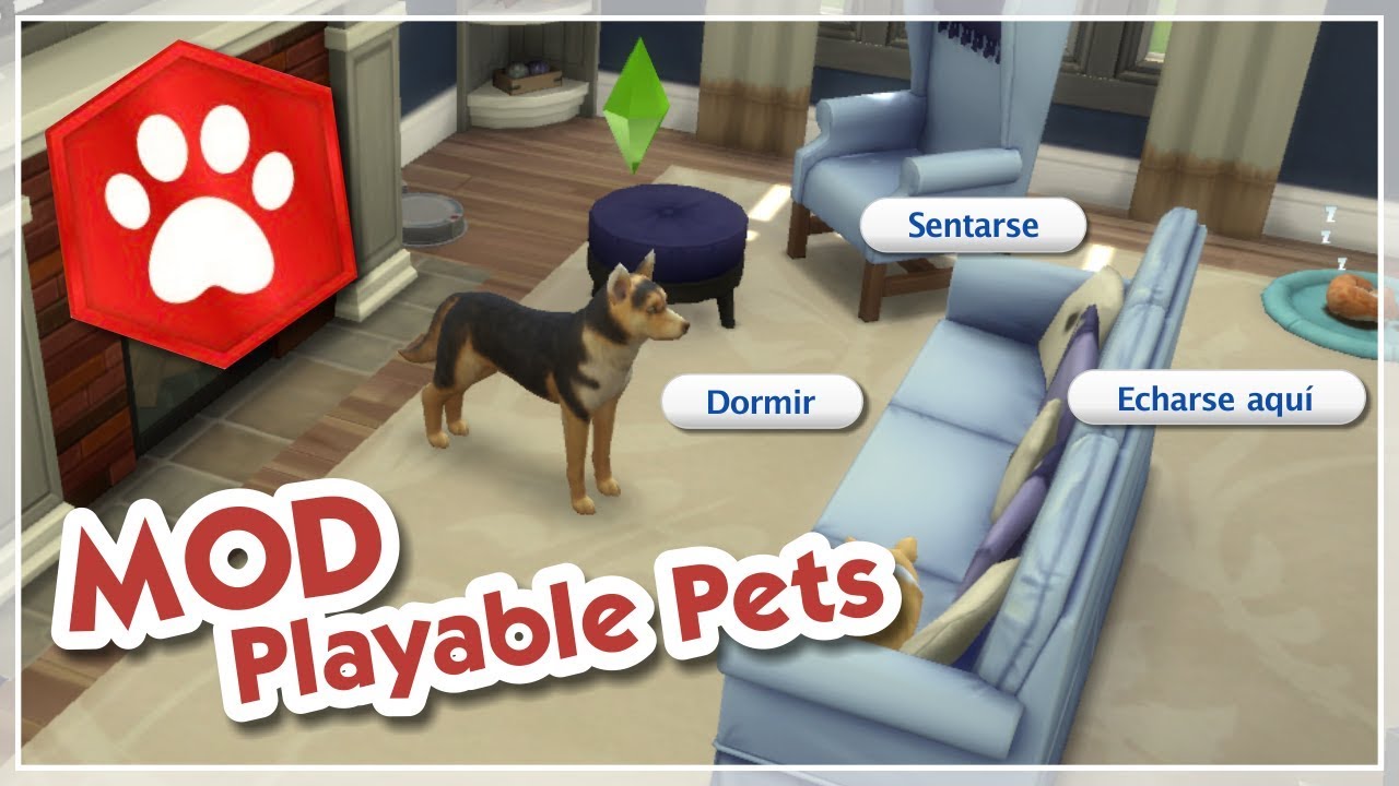 sims 4 playable pets mod