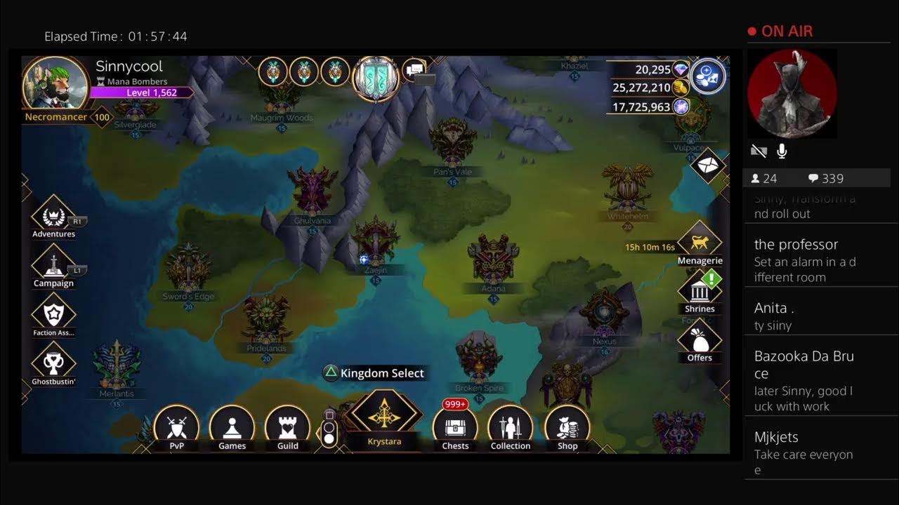 Amanithrax Teams H/M/L Faction Event Guide Zaejin Epic Trials Gems of