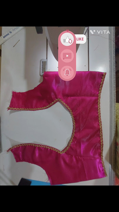 Back Neck Blouse Design Cutting & Stitching | Easy Back Neck Design Cutting #shorts #viral #trending