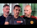 Carragher & Neville question Erik ten Hag on Ronaldo, Martínez & Man Utd