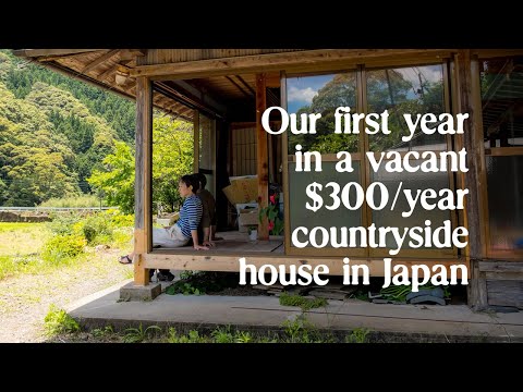 We moved into a vacant house in the Japanese countryside (and only pay $300/year for rent)