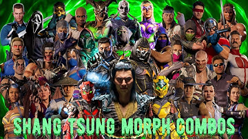 Shang Tsung Morph Combos 50%+ All Character - Mortal Kombat 1