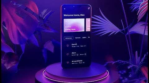 SMART HOME APP!! Watch this video to get inspired for your next UI/UX animation design!