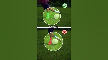 RABONA TUTORIAL ⚽️.#football #footballskills #soccer #rabona #shorts #soccershorts #tutorialvideo
