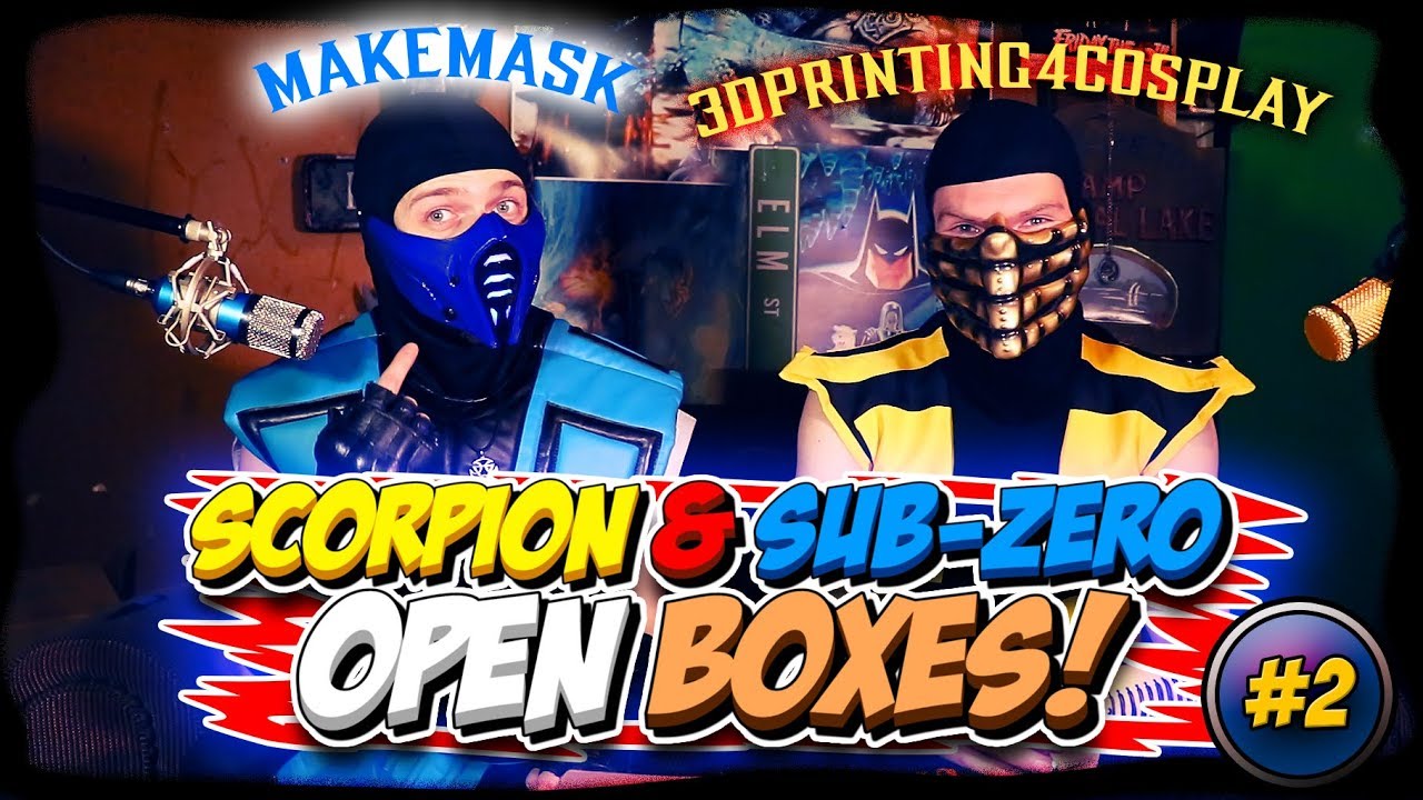 Scorpion & Sub-Zero Open Boxes! #2 - Sub-zero's Injustic & Smokes mk9! | MK11 PARODY!| MK11 PARODY!