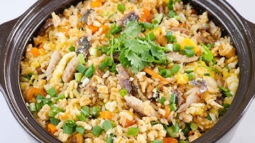 Cơm Chiên Cá Nục - Cách Làm Cơm Chiên Giòn Xốp Cấp Tốc Của Nhà Hàng 