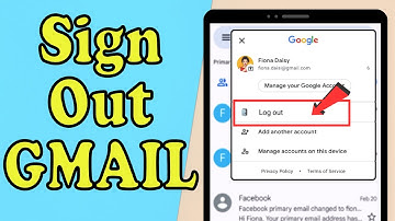 How to Log Out From Gmail on Android Phone | How To Sign Out From Gmail on Mobile Phone & IOS