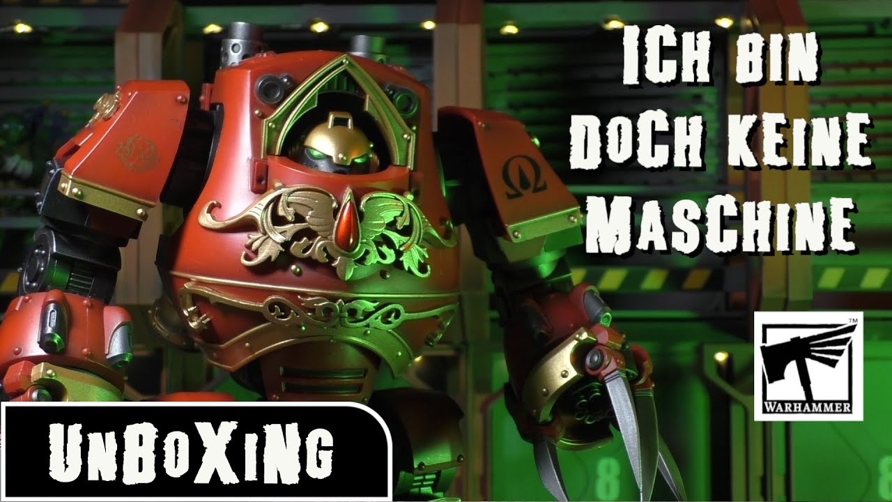 Ausgepackt - Blood Angels Comtemptor Dreadnought, Warhammer 30.000 Horus Heresy - Joytoy