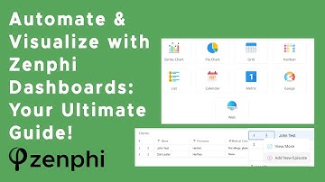 Visualize Data and Automate Tasks with Zenphi Dashboards and Action Buttons