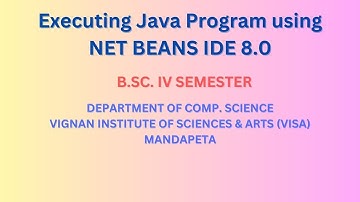 Run Java Program using NetBeans IDE 8 2