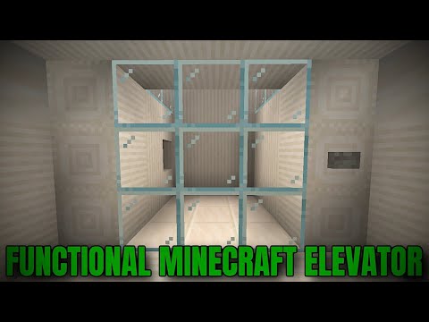 Working command block elevator in Minecraft [1st look]