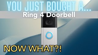 You Just Bought A Ring 4 Video Doorbell: User Guide