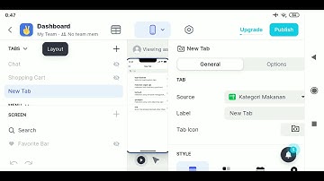 Glide mobile (membuat halaman dashboard)