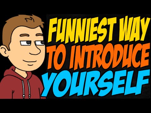 funny presentation of yourself