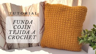 Crochet cushion cover / TUTORIAL