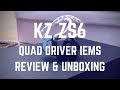 KZ ZS6 Quad Driver In Ear Monitors Review & Unboxing