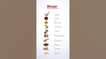 10 spices names || spices || Indian spices || 10 spices name in english #ytshorts #spices