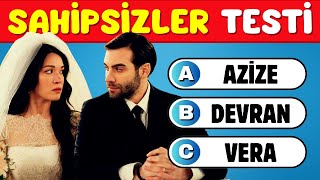 Sahipsizler Dizi Testi Sahi̇psi̇zler Dizisi Bilgi Yarışması Sahipsizler Özel Dizi Bulmaca