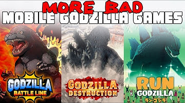 More Bad Mobile Godzilla Games - MIB Video Game Reviews Ep 33
