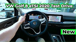 New VW Golf 8 eTSI 2020 Test Drive & Review