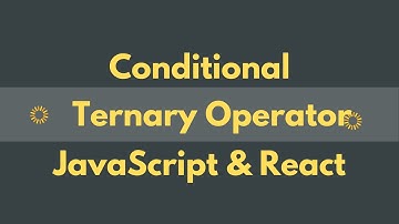 Conditional Ternary Operator in JavaScript and React js