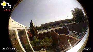 Weather timelapse of Wednesday 11 July 2018