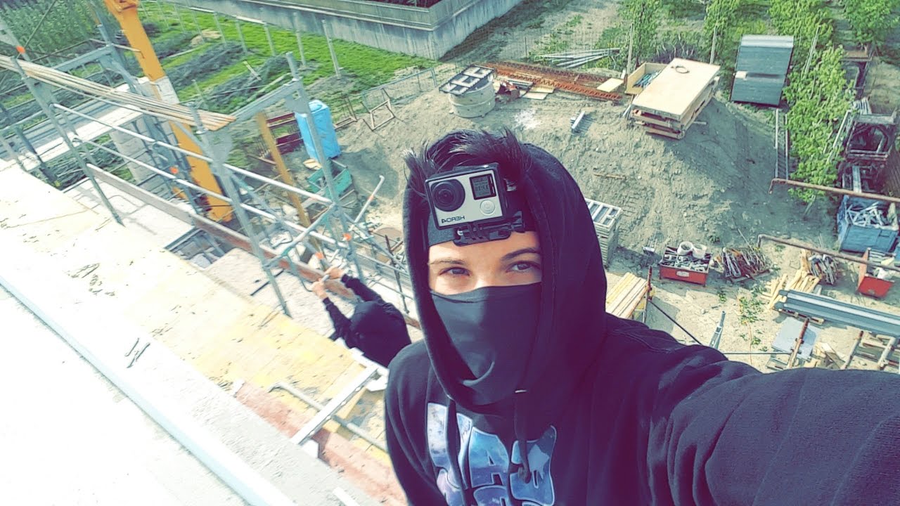 ROOFTOPING/PARKOUR on a CONSTRUKTIONS SITE