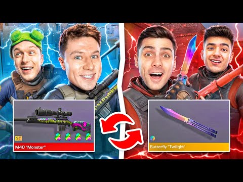 ABOVEN AND KENT VS RICK AND STKILL IN A SKIN TRADE IN STANDOFF 2 0.40.0