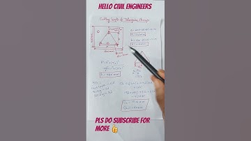 CUTTING LENGTH OF TRIANGULAR STIRRUPS #viral #viralshorts #reels #construction #cuttinglength #bbs