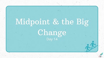 Midpoint and Big Change | 60-day Novel Challenge Week 7 | NaNoWriMo
