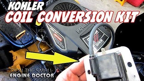 HOW-TO Replace Ignition Modules On A Lawn Tractor - Kohler Courage Coil Conversion Kit