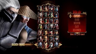 Mortal Kombat 9 - Expert Tag Ladder (Raiden & Smoke/3 Rounds/No Losses)
