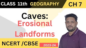 Caves: Landforms and their Evolution | Class11 Geography NCERT Chapter7 #upsc #prelims #iasexam