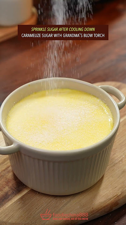 EASY & QUICK CREME BRULEE RECIPE #recipe #cooking #cremebrulee #dessert #sweets #snack #comfortfood