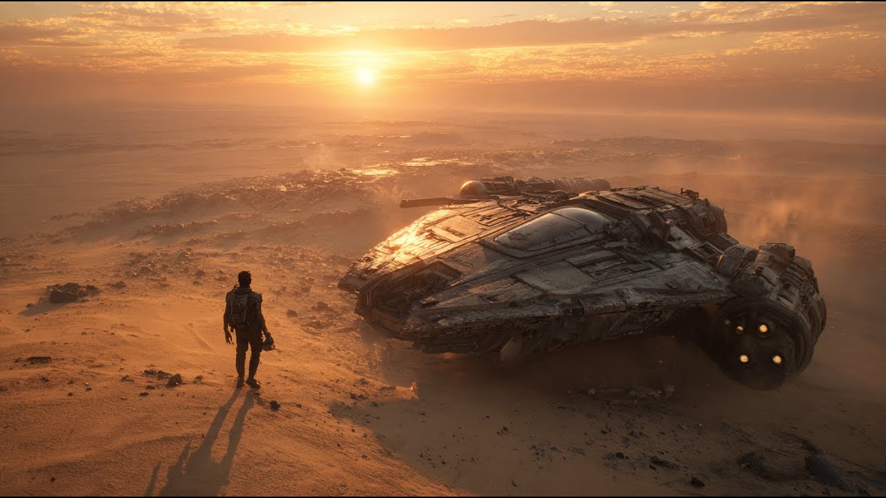 Stranded Mechanic Climbs Spaceship for Repairs—Only to Discover the Desert Isn’t Empty!| HFY Sci-fi