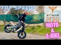 Engwe m20  ebike and motorcycle in one vehicle  full test tuning  top speed  4k