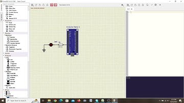 SimulIDE-Simulasi Blink LED Arduino