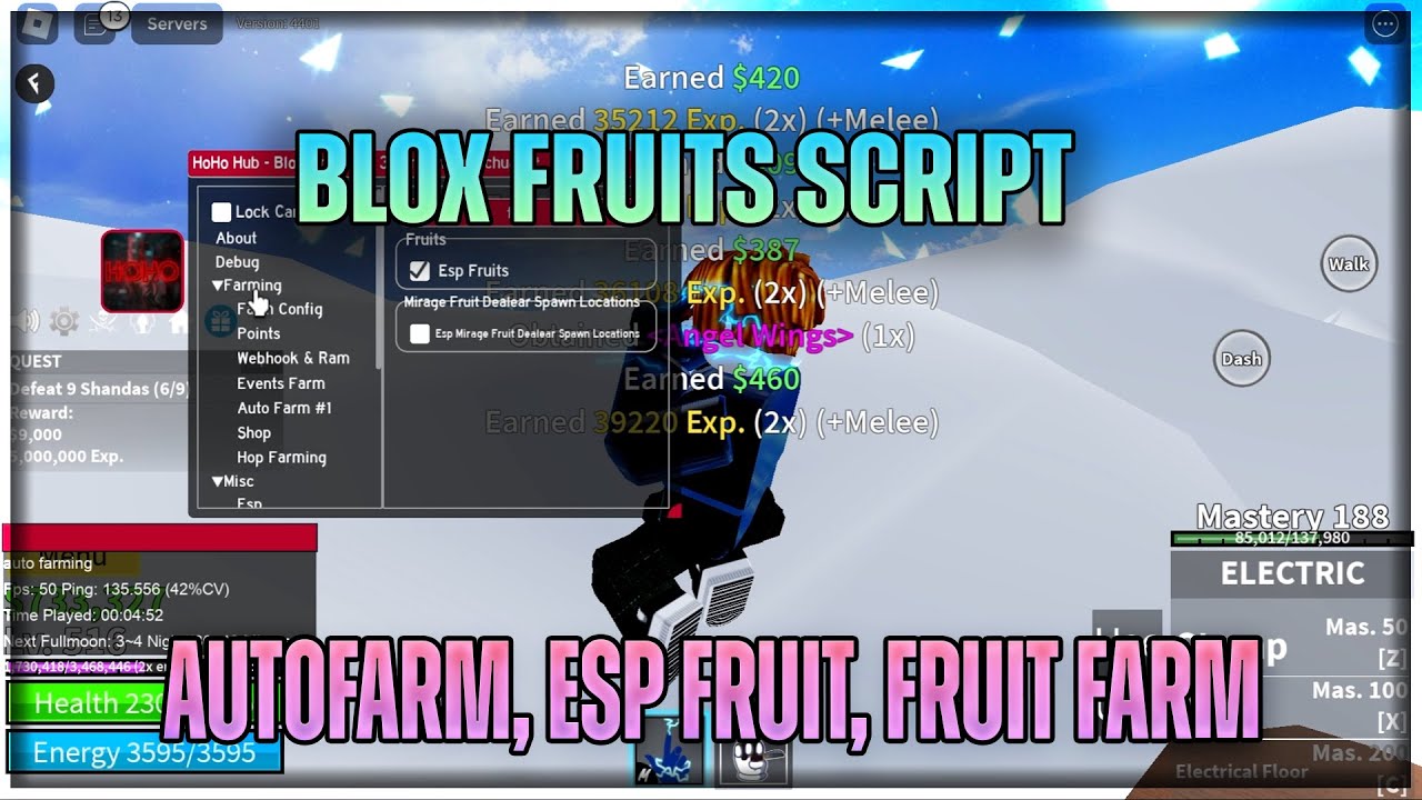 💗EVENT] OP Blox Fruits Script : Autofarm, Bring Fruit, Teleport, PVP Hack,  ESP PC + MOBILE 