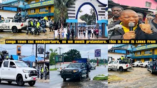 SHOCKING:Massive Updates from CDC Headquarter,Congo Town as police &amp; protesters get involved in Riot