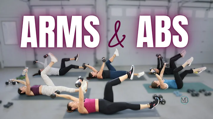 Arms & Abs Dumbbell Workout | Day 3 of 10 | Under ...