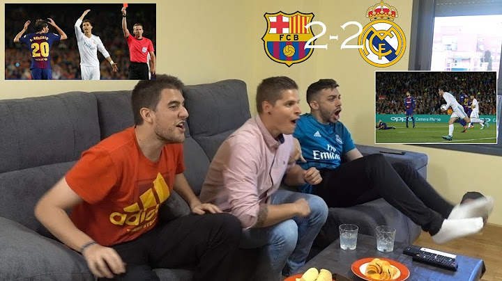 REACCIONANDO al BARCELONA vs REAL MADRID 2-2