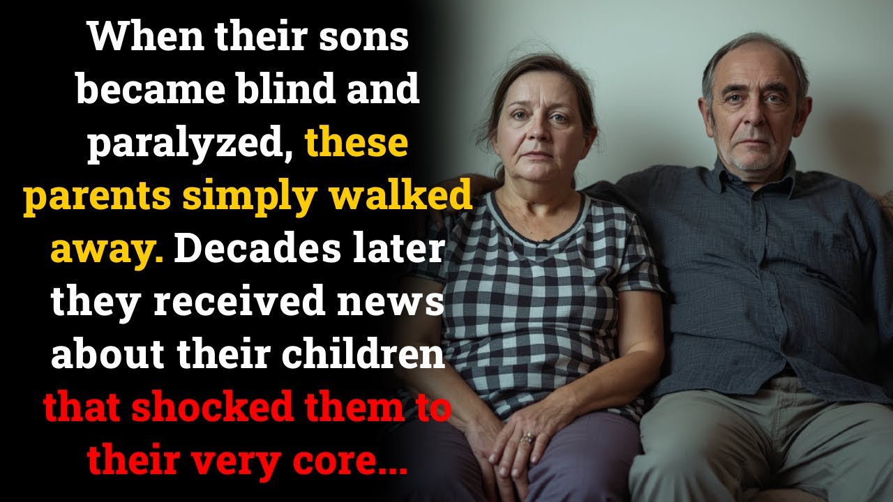 Они бросили своих слепых и парализованных детей. Спустя десятилетия эта новость потрясла их до гл...