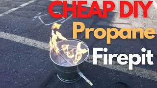 How to Make a DIY Propane Fire Pit Easy for $45!