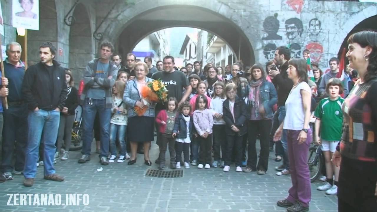 Juan Mari Igarataundiri harrera Zestoan