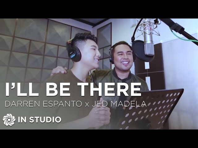 I'll Be There - Darren Espanto and Jed Madela (Recording Session) class=